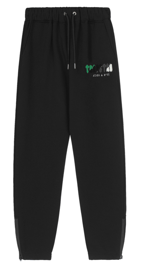 SluTreme Jogger Pants Black Blue