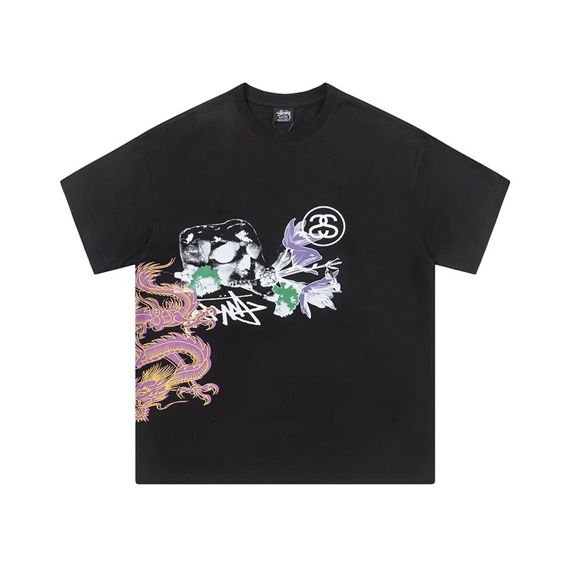 Anti Social Social Club Logo Graphic Tee Black and White