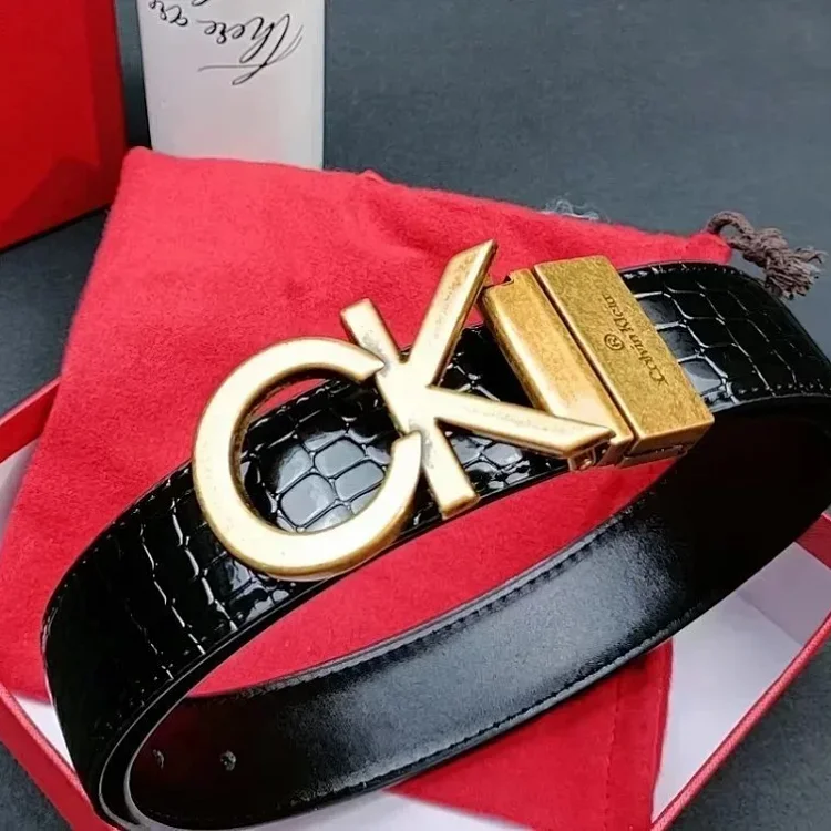 Calvin Klein Leather Belt Black Mise