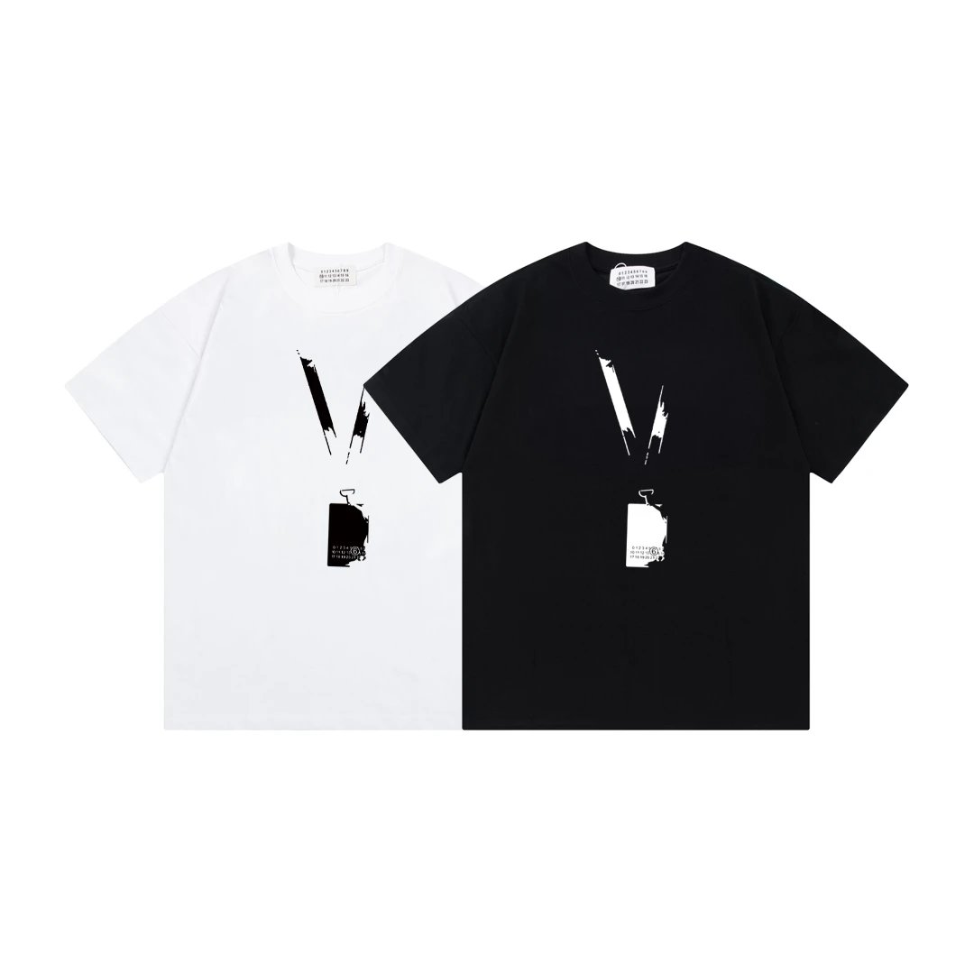  Cartoon Smoking Leprechaun Tee - White/Black