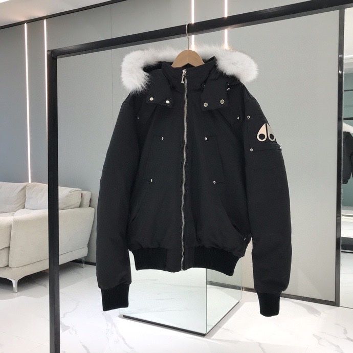 Classic Black Down-Filled Jacket | Moose Knuckles