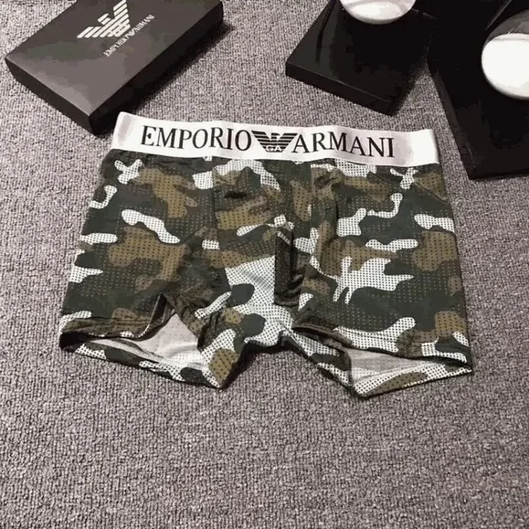 Emporio Armani Camo Boxer Briefs Green Camouflage Mise