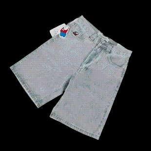 Light Blue Denim Bermuda Shorts - Casual Style