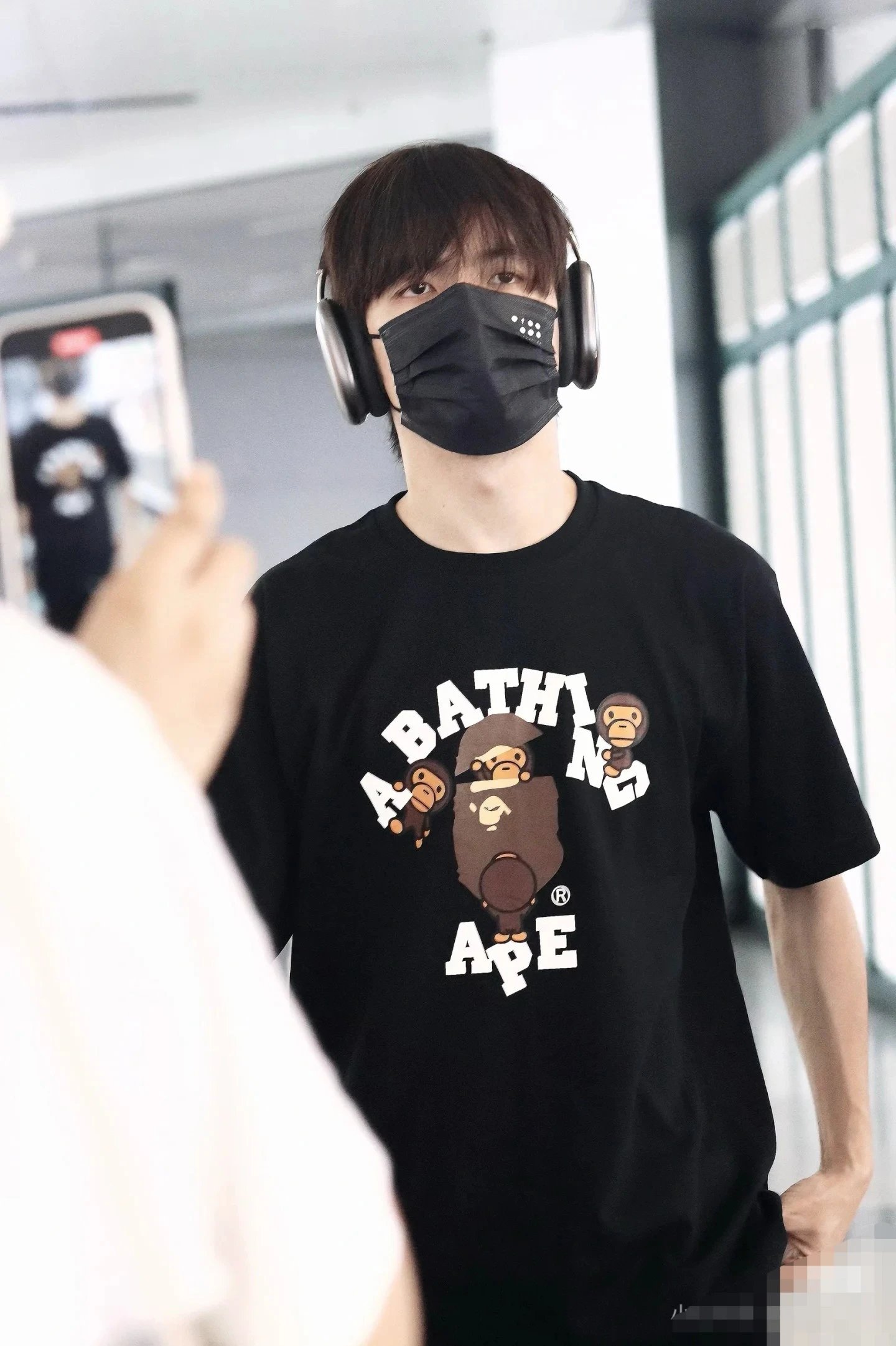 Maison Margiela Number Logo Graphic Tee White & Black