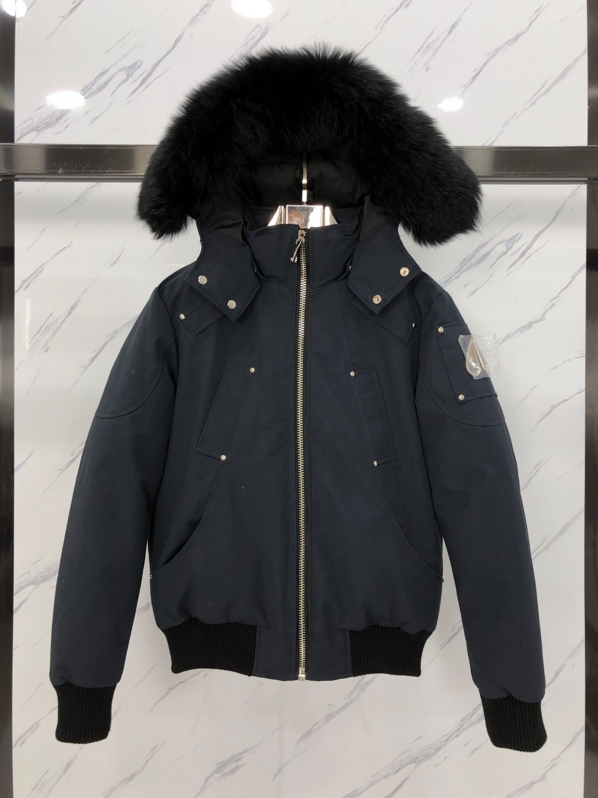 Men's Deep Navy Short Puffer | Moose Knuckles