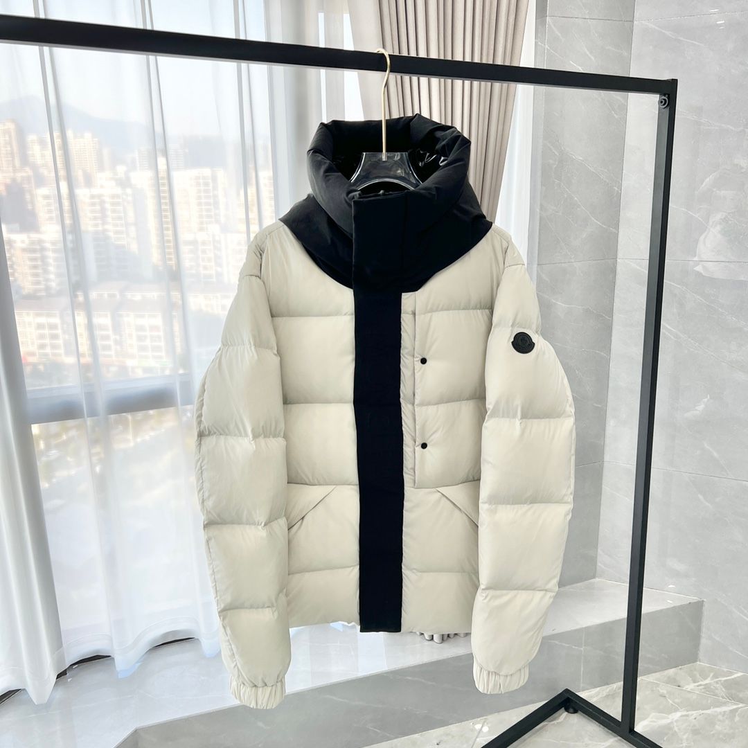Moncler Madeira Black Cropped Puffer Jacket