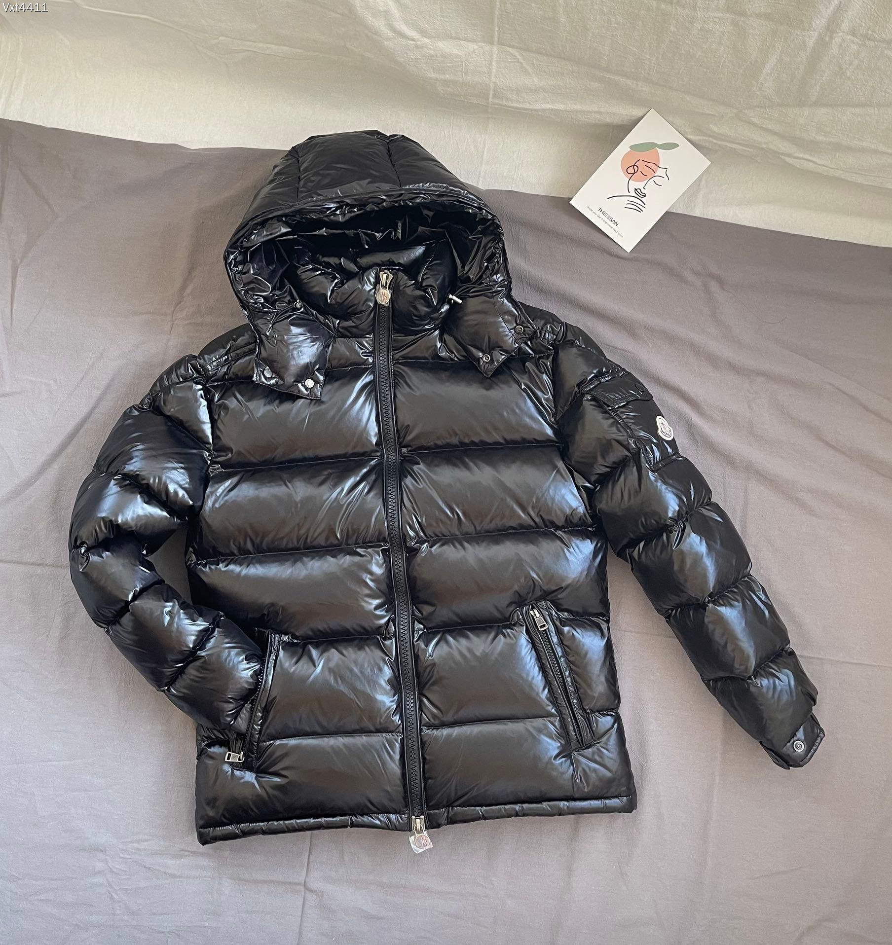Moncler Maya Black Puffer Jacket - Iconic Quilted Design