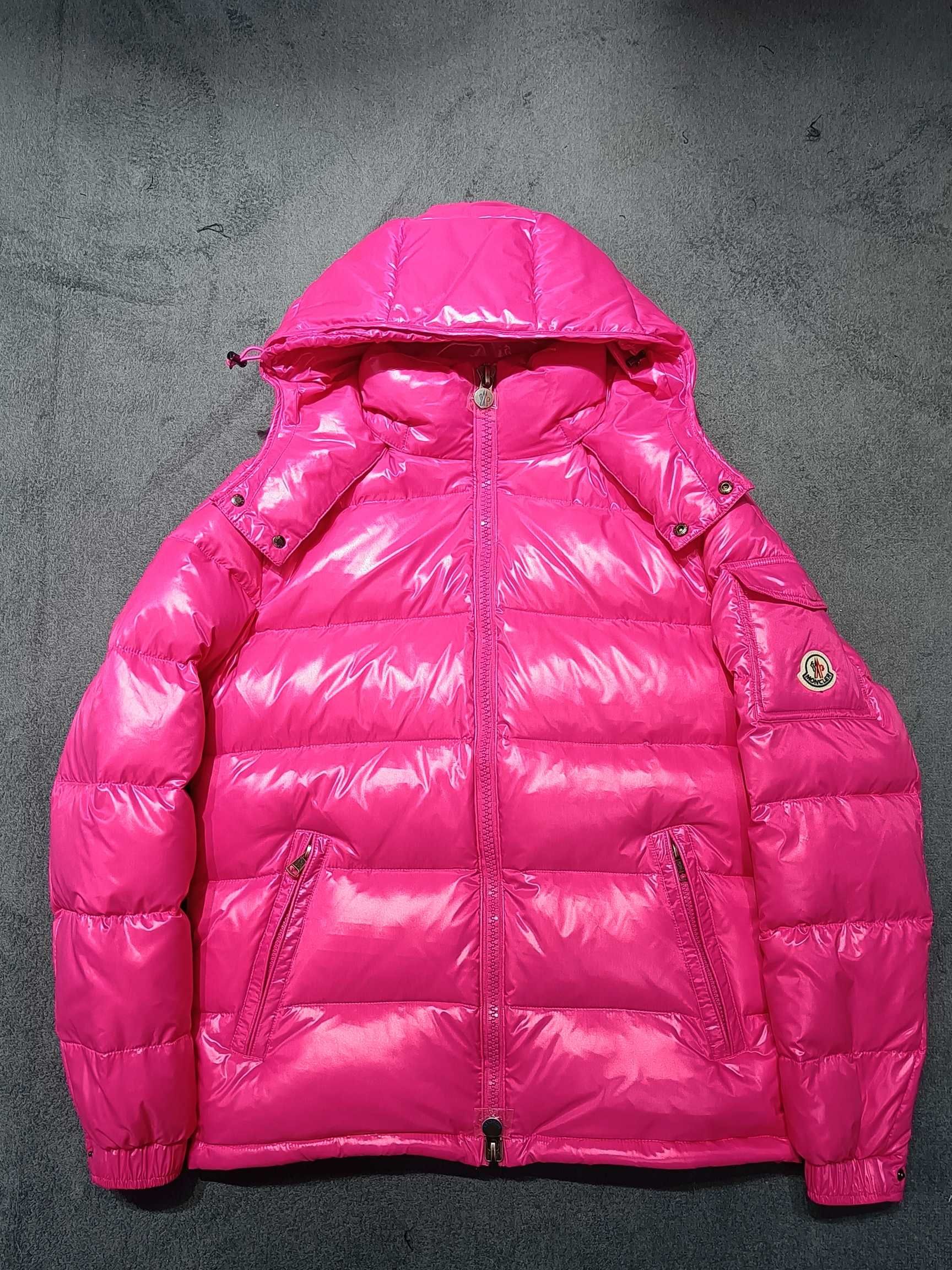 Moncler Maya Pink Down Jacket