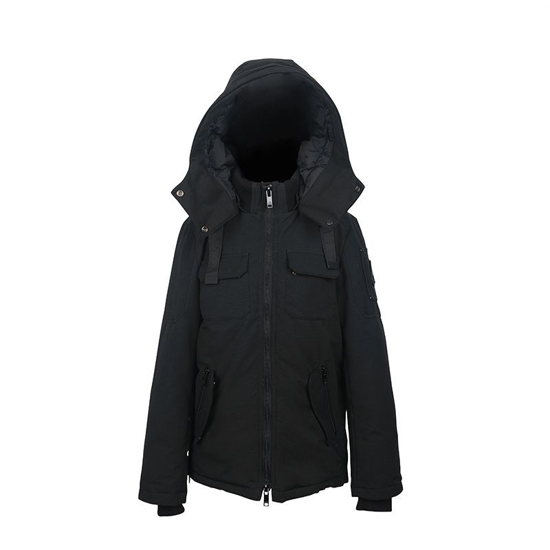 Moose Knuckles Black Classic Parka Coat