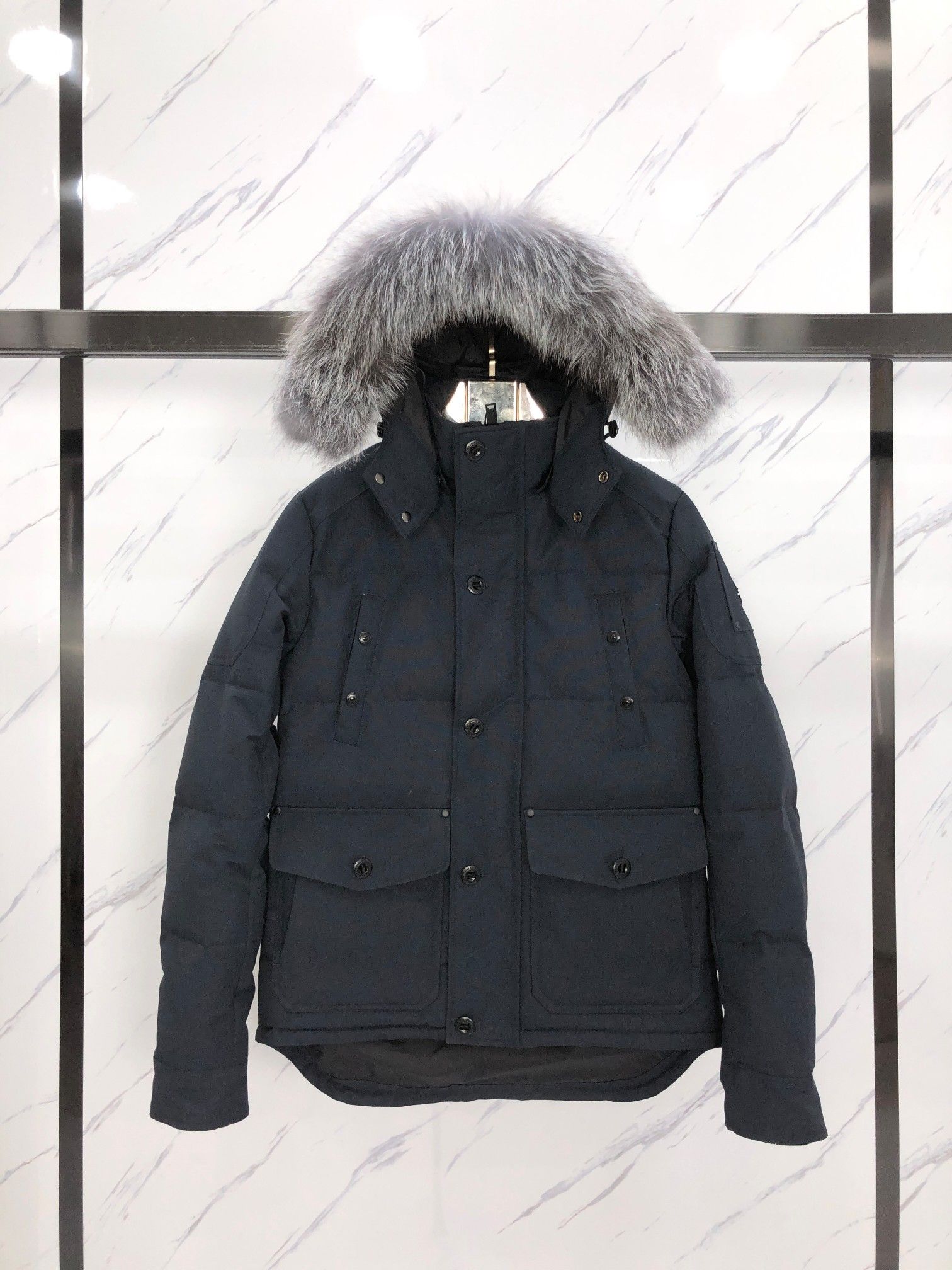 Moose Knuckles Women's Long White Puffer Coat