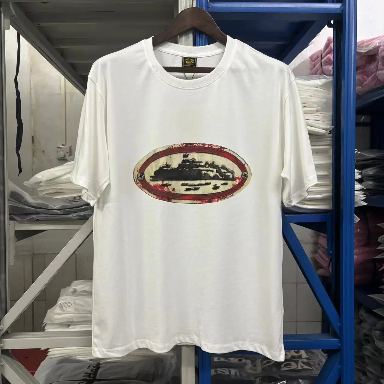 Off-White Graphic Minimal Logo Tee White