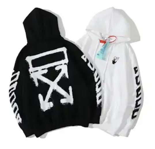 Off-White™ Industrial Belt Hoodie | Signature Diagonal Stripe Design