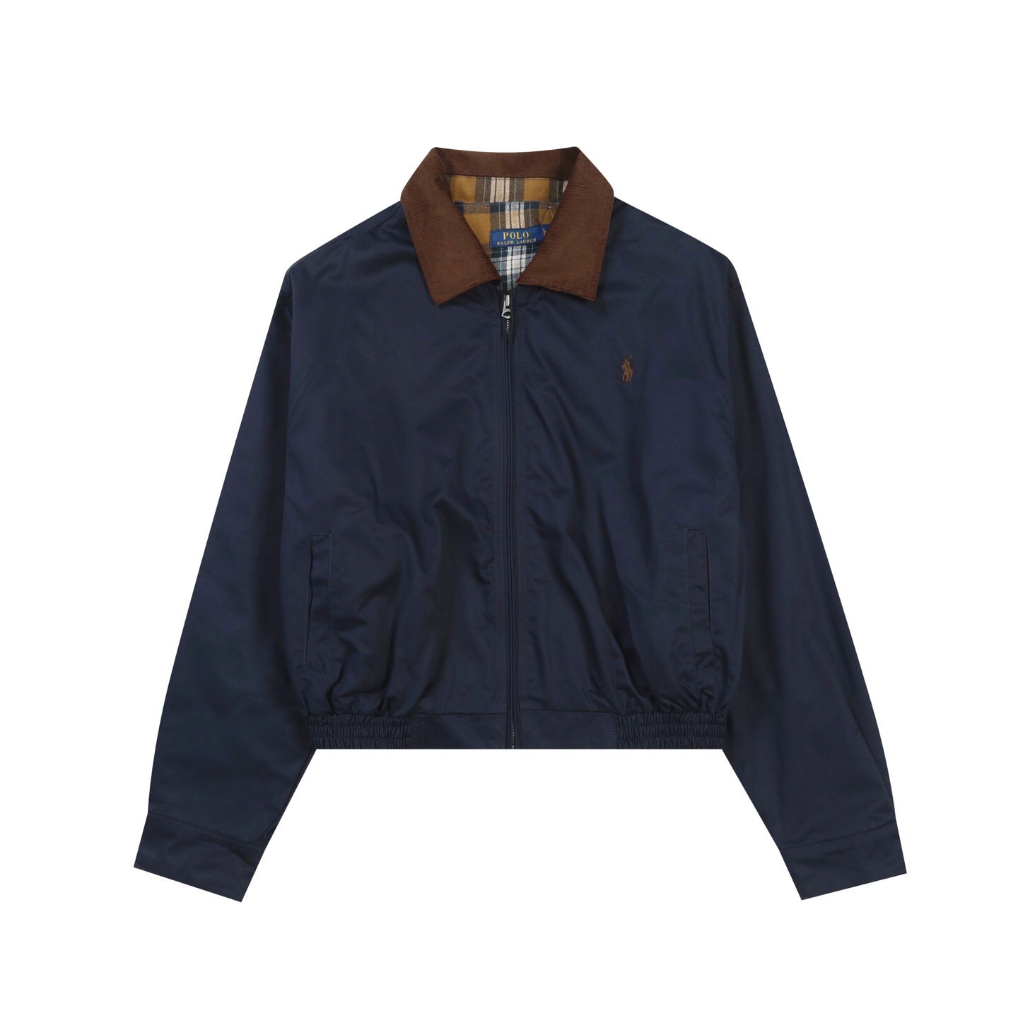 Ralph Lauren Collegiate-Inspired Jacket in Navy Blue