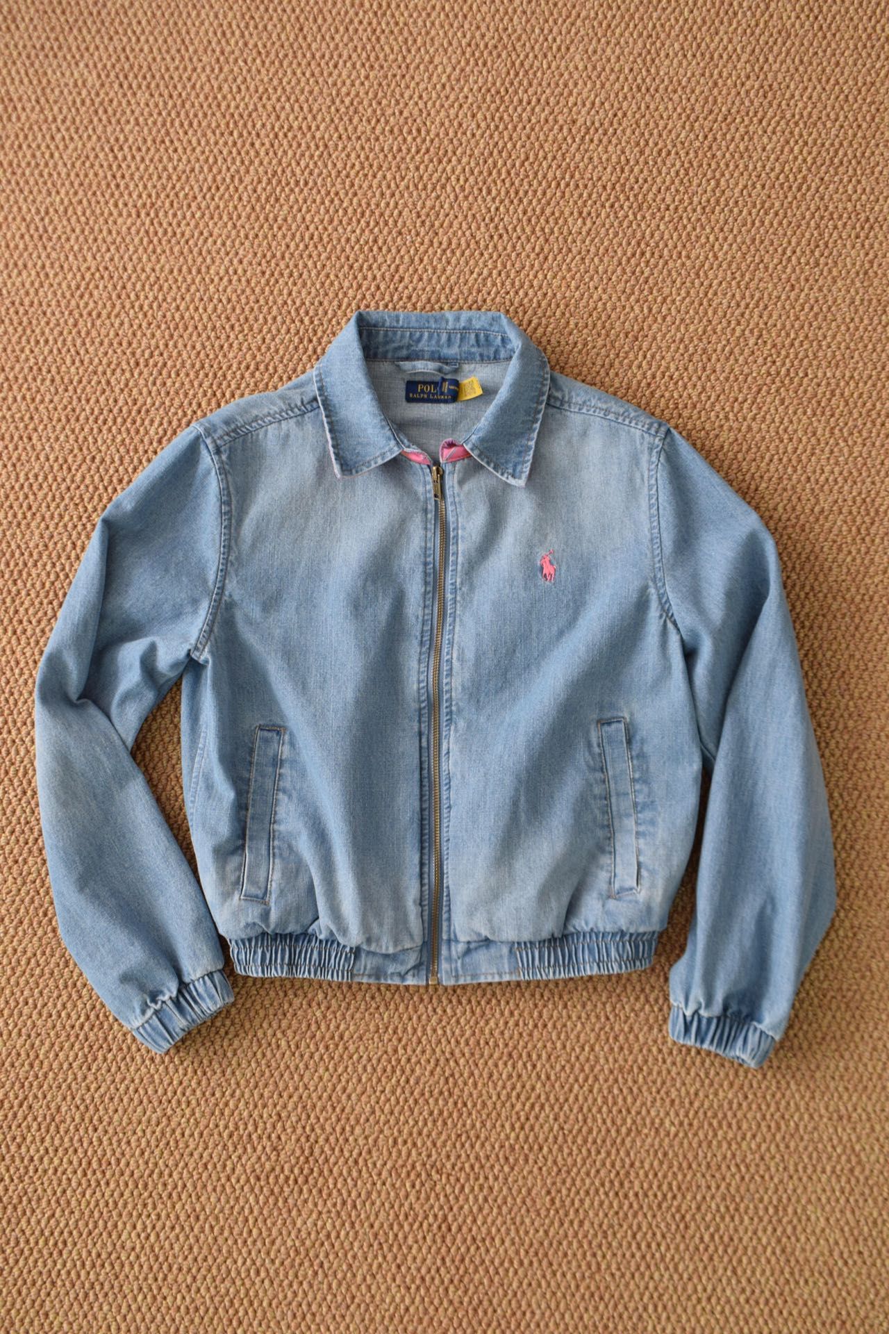 Ralph Lauren Distressed Wash Denim Jacket