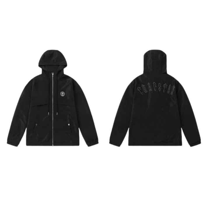 Trapstar black Irongate windbreaker jacket