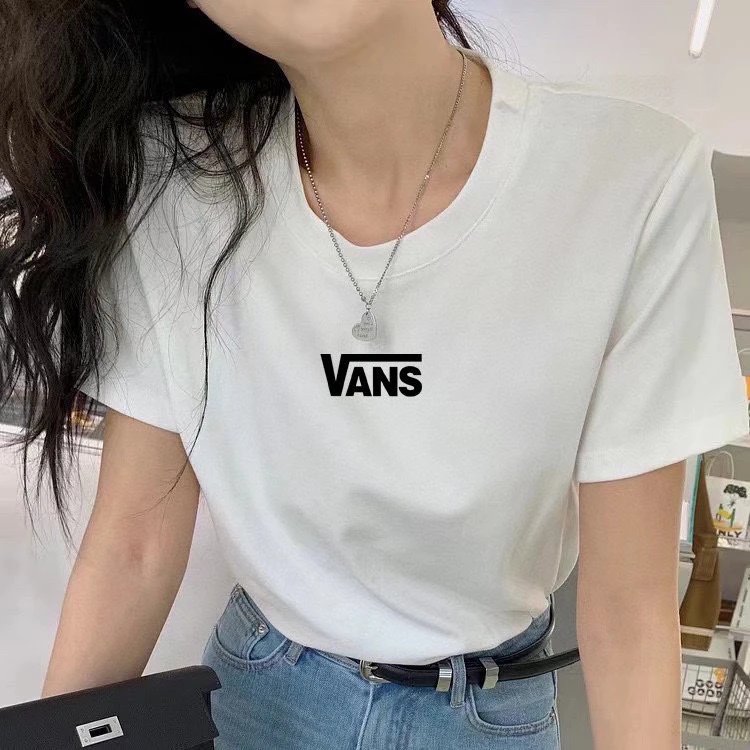 VANS Cartoon Graphic Oversized T-Shirt White/Black