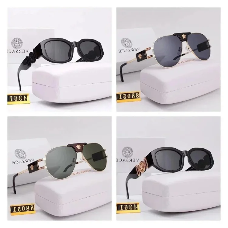 Versace Sunglasses, Black & Dark Grey, Mise